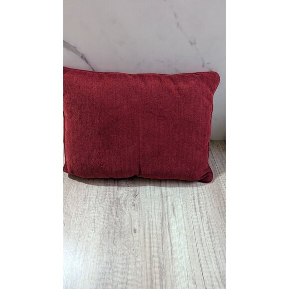 Decorative Apples Tapestry Throw Pillow Fruit Cart Design Farmhouse 16x12" - Picture 4 of 6